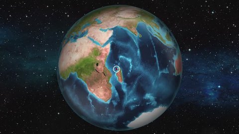 Earth Zoom In Map - Mamoudzou