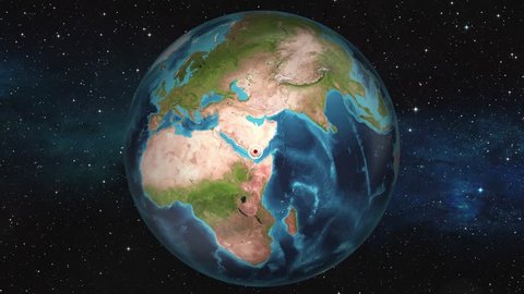 Earth Zoom In Map - Sana'a