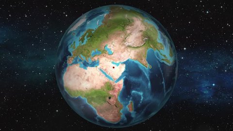 Earth Zoom In Map - Riyadh