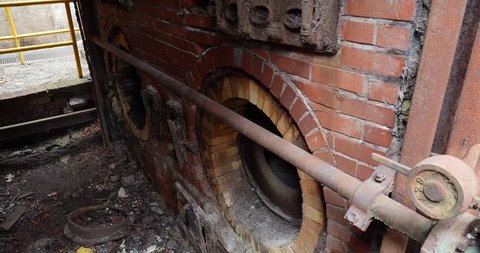 Steam engine furnace of abandoned mill