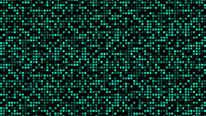Digital Squares Screen - Royalty Free Video