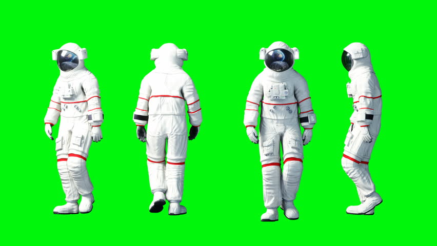 Astronaut Walking Green Screen Stock Footage Video 100 Royalty Free Shutterstock