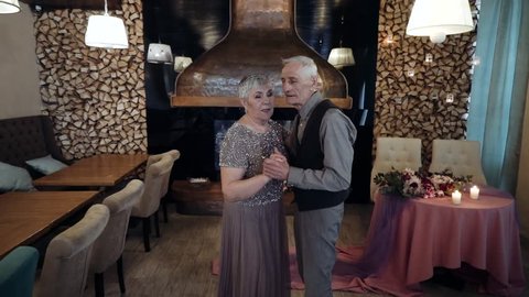 Mature and milf, also older couple dancing slow dance