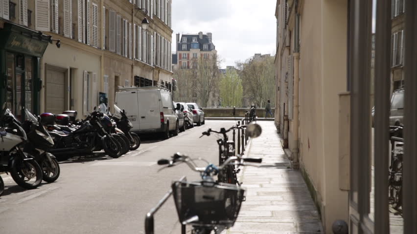 Typical street in Paris