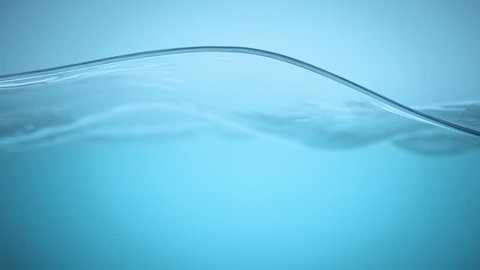 Seamless looping animation. Beautiful waving water slow motion. Abstract water animation background.