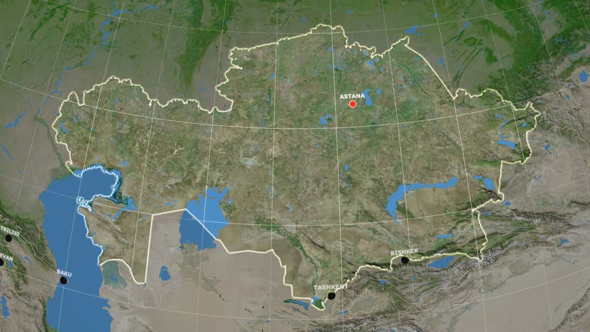 Карта казахстана со спутника в реальном времени