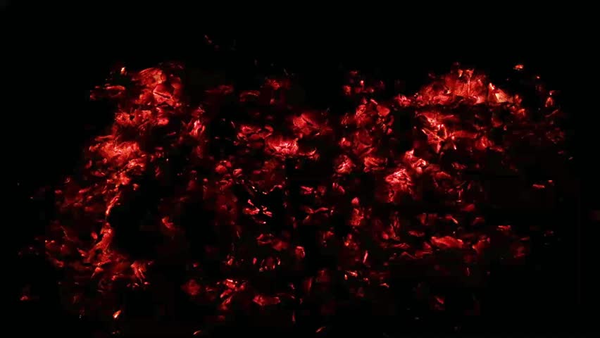Fire Embers At Night Stock Footage Video 100 Royalty Free Shutterstock