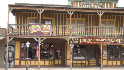 Tombstone Arizonausa - November 07 Stock Footage Video 100 Royalty-free 1010131817 Shutterstock