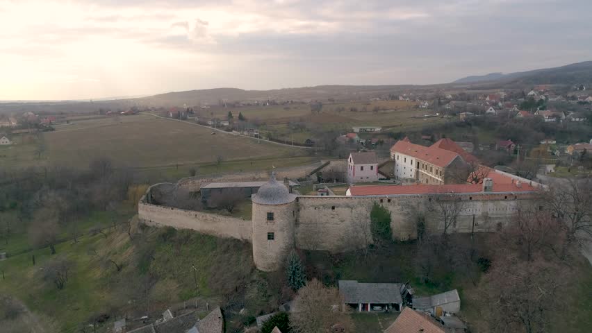 Beautiful fortress of Pecsvarad, Hungary