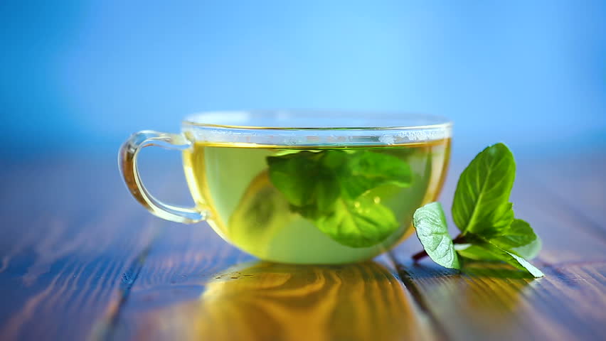 Hot Green Tea with Fresh Stock Footage Video (100% Royalty-free) 1010208386  | Shutterstock