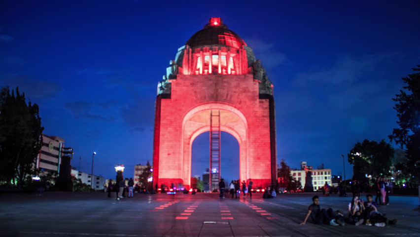 
Timelapse of the the Monumento a la Revolucion on the Plaza de la Republica near the center of Mexico City Royalty-Free Stock Footage #1010212472