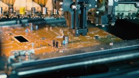 SMT Assembly Line With Pick and Place Machine Placing Chips on PCB Panel  - Powered by Shutterstock - Get 15% off with code: PIKWIZARD15