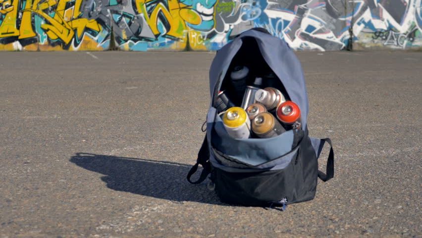 spray can backpack