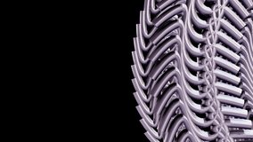 moving rotating golden silver metal gears chain elements seamless loop animation 3d motion graphics background new quality industrial techno construction futuristic cool nice joyful video footage
