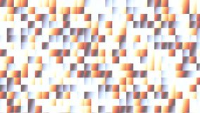 Moving transparency squares. Polygonal pixel art style. Looping footage.