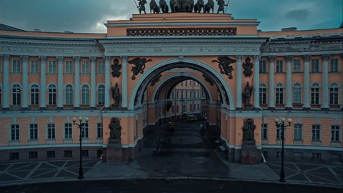  St. Petersburg, winter palace, palace square, Alexander Column