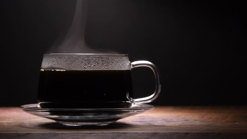 coffee in glass cup