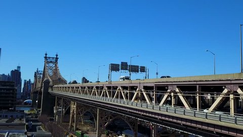 Shot of the Ed Koch Queensboro Bridge