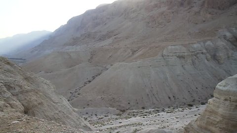 Cave 4Q of Qumran near the Dead Sea where two thirds of the famous Qumran scrools were discovered