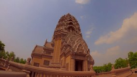 Time Lapse Wat Pa Khao Noi Temple , Buriram Province , Thailand