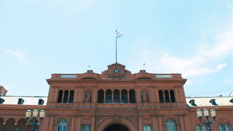 Casa Rosada Presidential Palace, in Buenos Aires, Argentina.