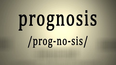 This animation includes a definition of the word prognosis.