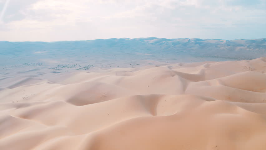 Beautiful desert in the emirates Royalty-Free Stock Footage #1010370227