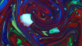 1920x1080 25 Fps. Very Nice Ink Abstract Arty Pattern Color Paint Liquid Concept Swirl Texture Video.