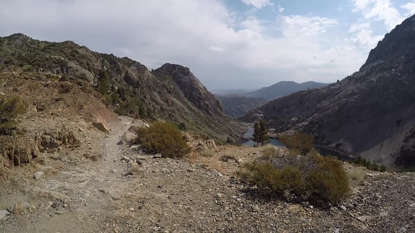 Rush Creek Trail in the High Sierra Mountains in Ansel Adams Wilderness in California