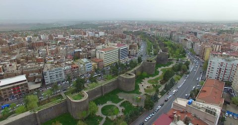 Aerial View Of The Diyarbakir Stock Footage Video 100 Royalty Free 1010424713 Shutterstock