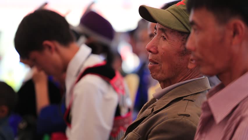 Xiangkhouang, Laos - NOVEMBER 18, 2015: The celebrations the ancestors of the Laotian in Xiangkhouang, Laos. | Shutterstock HD Video #1010465051