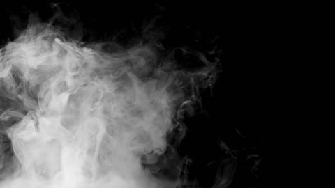 slow motion white smoke background