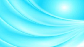 Light blue soft blurred abstract waves motion graphic design. Seamless looping. Video animation Ultra HD 4K 3840x2160