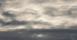 gloomy clouds in the sky video 4k