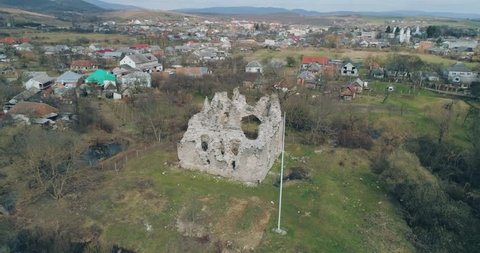 Transcarpathia ruins XIII century According to one version castle erected representatives of the most powerful in Western Europe Catholic