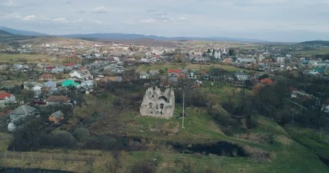 Transcarpathia ruins XIII century According to one version castle erected representatives of the most powerful in Western Europe Catholic