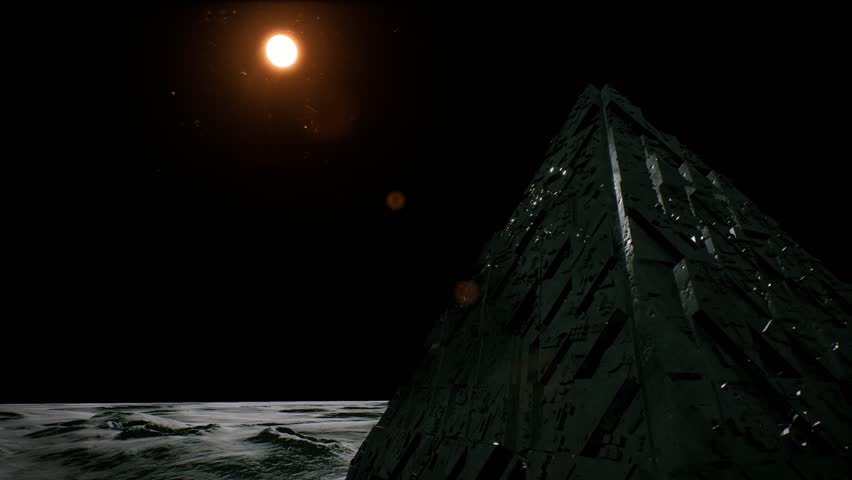 4K Extraterrestrial Pyramid on Alien Planet