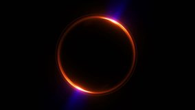 Abstract neon background. Shine ring. Halo around. Sparks particle. 
Space tunnel. LED color ellipse. Glint glitter. Shimmer loop motion. 
Empty hole. Glow portal. Astral ball. Slow spin. Bright disc. - Powered by Shutterstock - Get 15% off with code: PIKWIZARD15