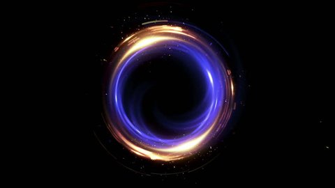 Abstract neon background. Shine ring. Halo around. Sparks particle. 
Space tunnel. LED color ellipse. Glint glitter. Shimmer loop motion. 
Empty hole. Glow portal. Astral ball. Slow spin. Bright disc.