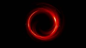 Abstract neon background. Shine ring. Halo around. Sparks particle. 
Space tunnel. LED color ellipse. Glint glitter. Shimmer loop motion. 
Empty hole. Glow portal. Red ball. Slow spin. Bright disc.  - Powered by Shutterstock - Get 15% off with code: PIKWIZARD15