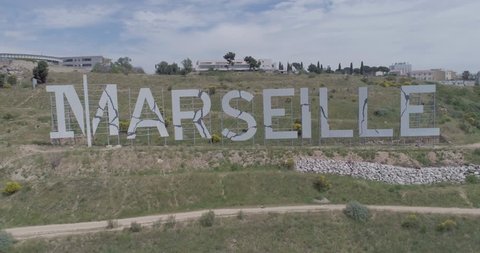 Marseille sign , France - Provence