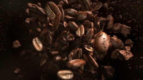 Exploding coffee beans in 4K