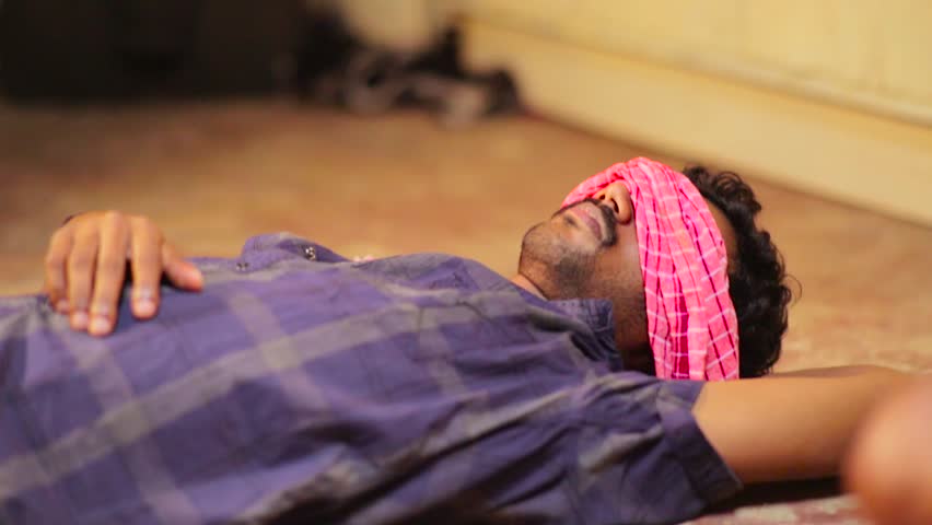 Man Sleeping On the Floor Stock Footage Video (100% Royalty-free)  1010764034 | Shutterstock