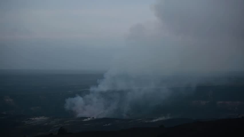 Kilauea Active Volcano on Big Island, Hawaii