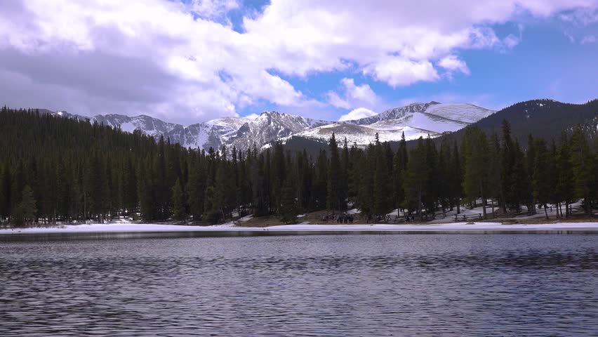 Crystal Lake and Mountains