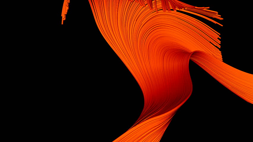 3d redering model of many long electric wires, computer generating modern background