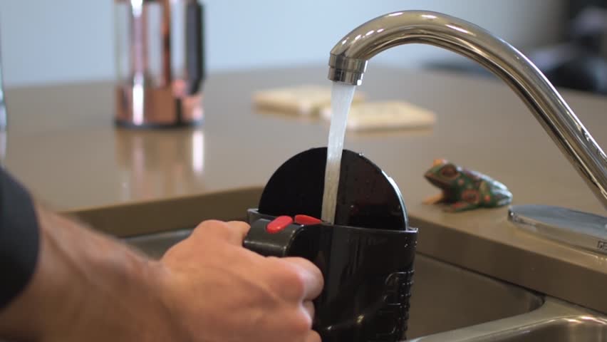 Filling Electric Kettle With Water Stock Footage Video 100 Royalty Free 1010813963 Shutterstock