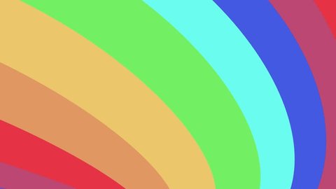 shape rainbow colors seamless loop  Stock-video