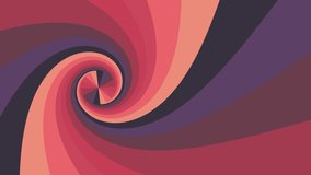 Spiral shape rainbow colors seamless loop rotation animation background new quality universal motion dynamic animated colorful joyful cool nice video footage