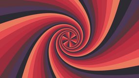 Spiral shape rainbow colors seamless loop rotation animation background new quality universal motion dynamic animated colorful joyful cool nice video footage